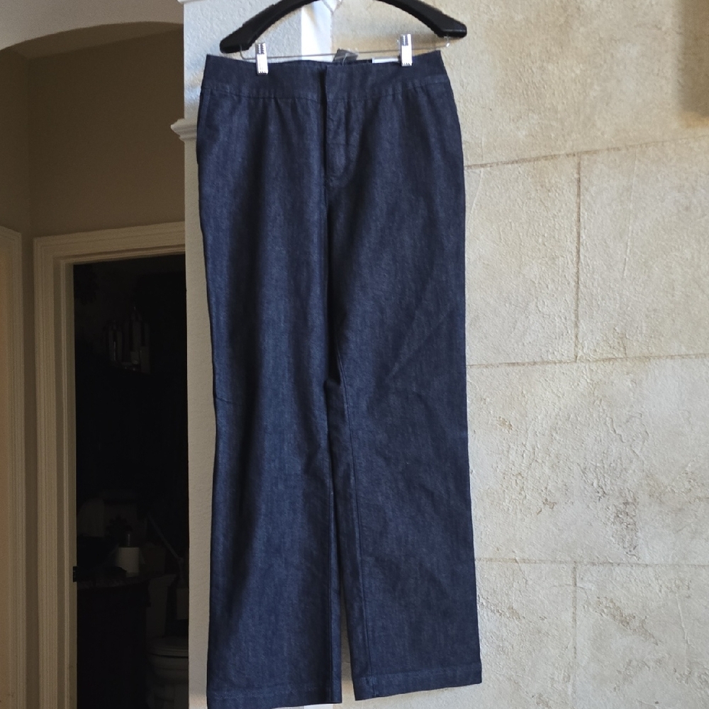 Chico's Women's Straight Leg Jeans - Dark Blue